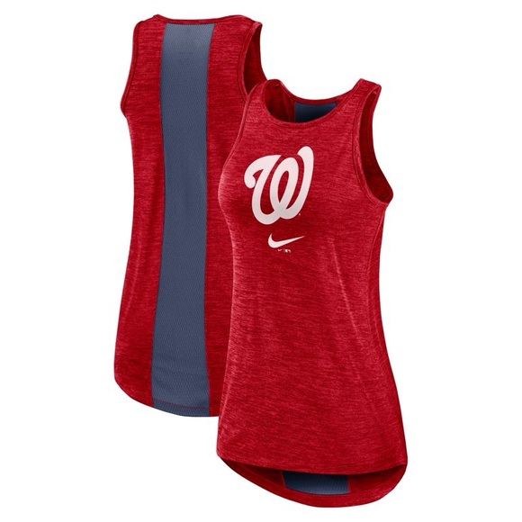 NWT Women's Nike Red Washington Nationals - Picture 1 of 9